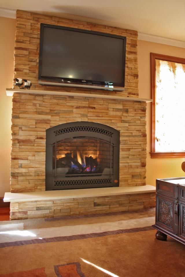 Gas Fireplace Rock Beautiful Recent Installations – Gas Fireplaces