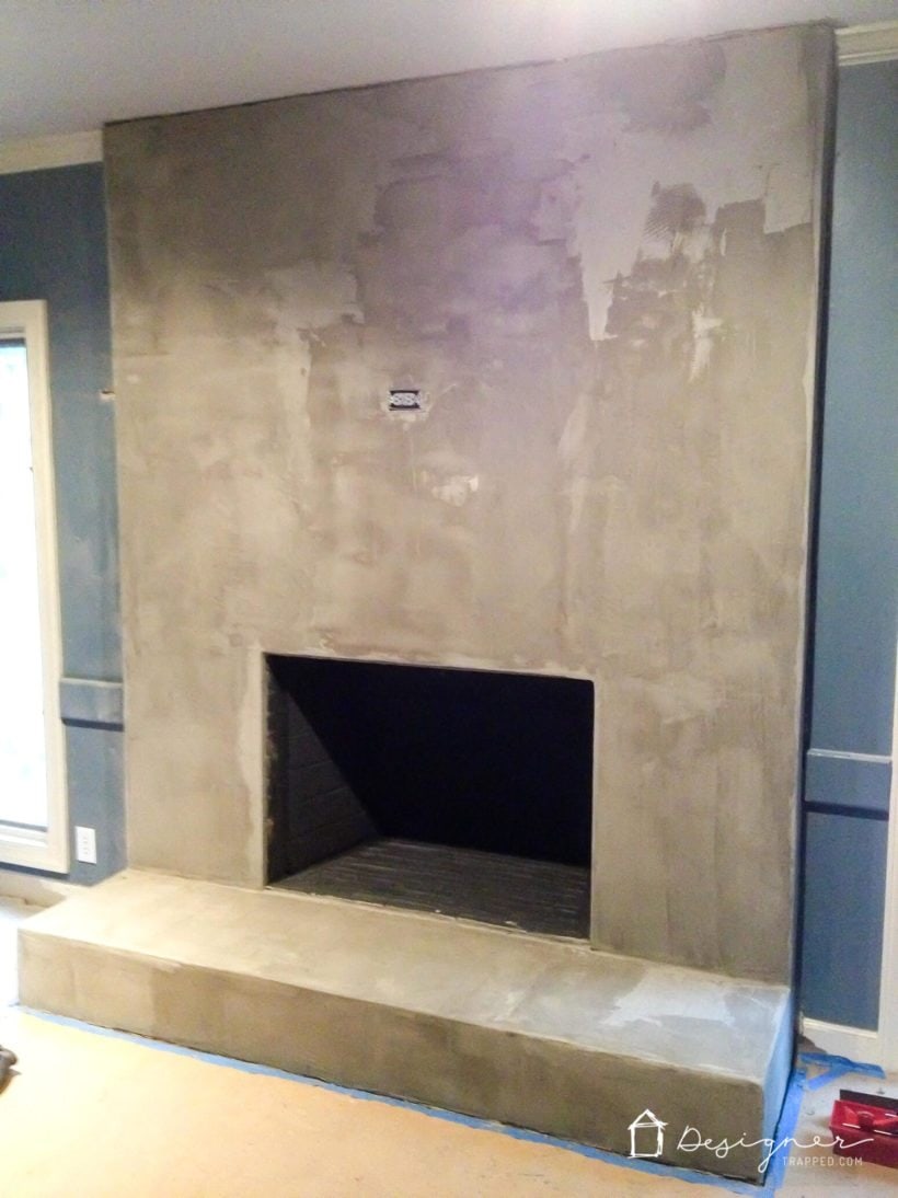 Gas Fireplace Rock Elegant Diy Concrete Fireplace for Less Than $100