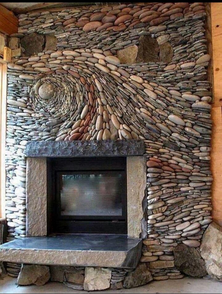 Gas Fireplace Rock New How to Make A River Rock Fireplace