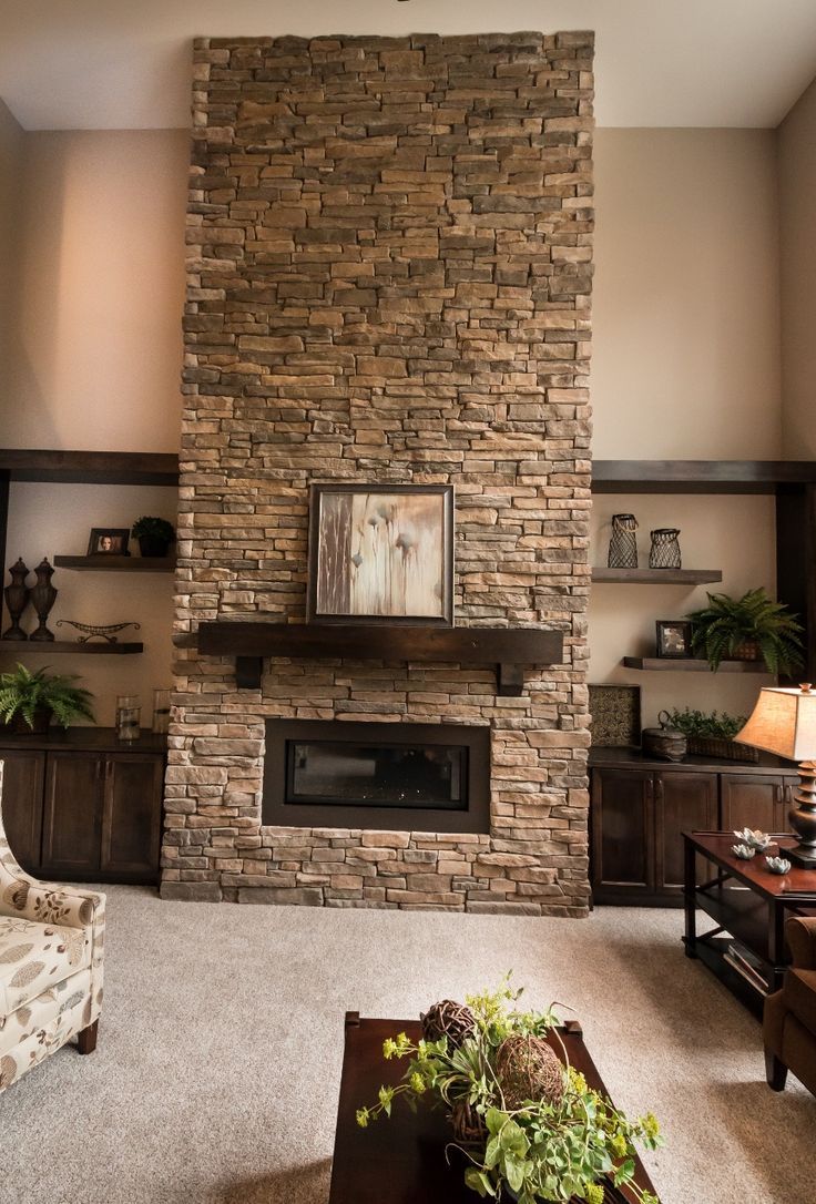 Gas Fireplace Rock New Plywood Shelves Around Gas Fireplace Google Search