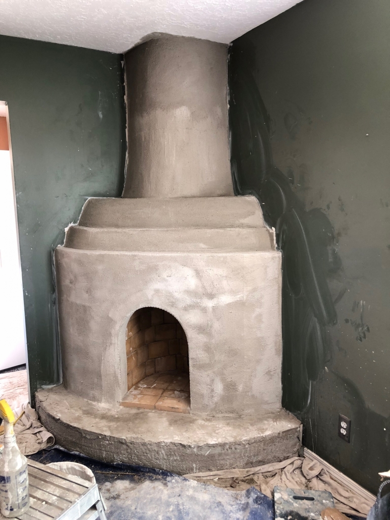 Gas Fireplace Rock New Rebuilding A Dangerous Kiva Fireplace Baileys Chimney