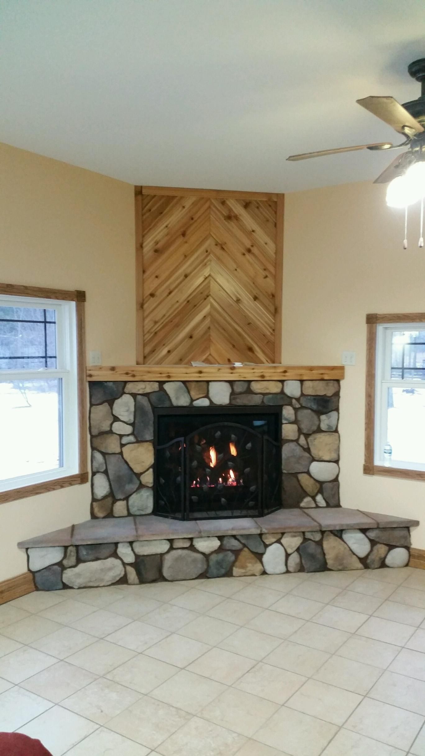 Gas Fireplace Rock Unique Great American Fireplace Installed This Stellar Viewpoint