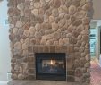 Gas Fireplace Rock Unique Stone Veneer Over A Brick Fireplace Updates the Look