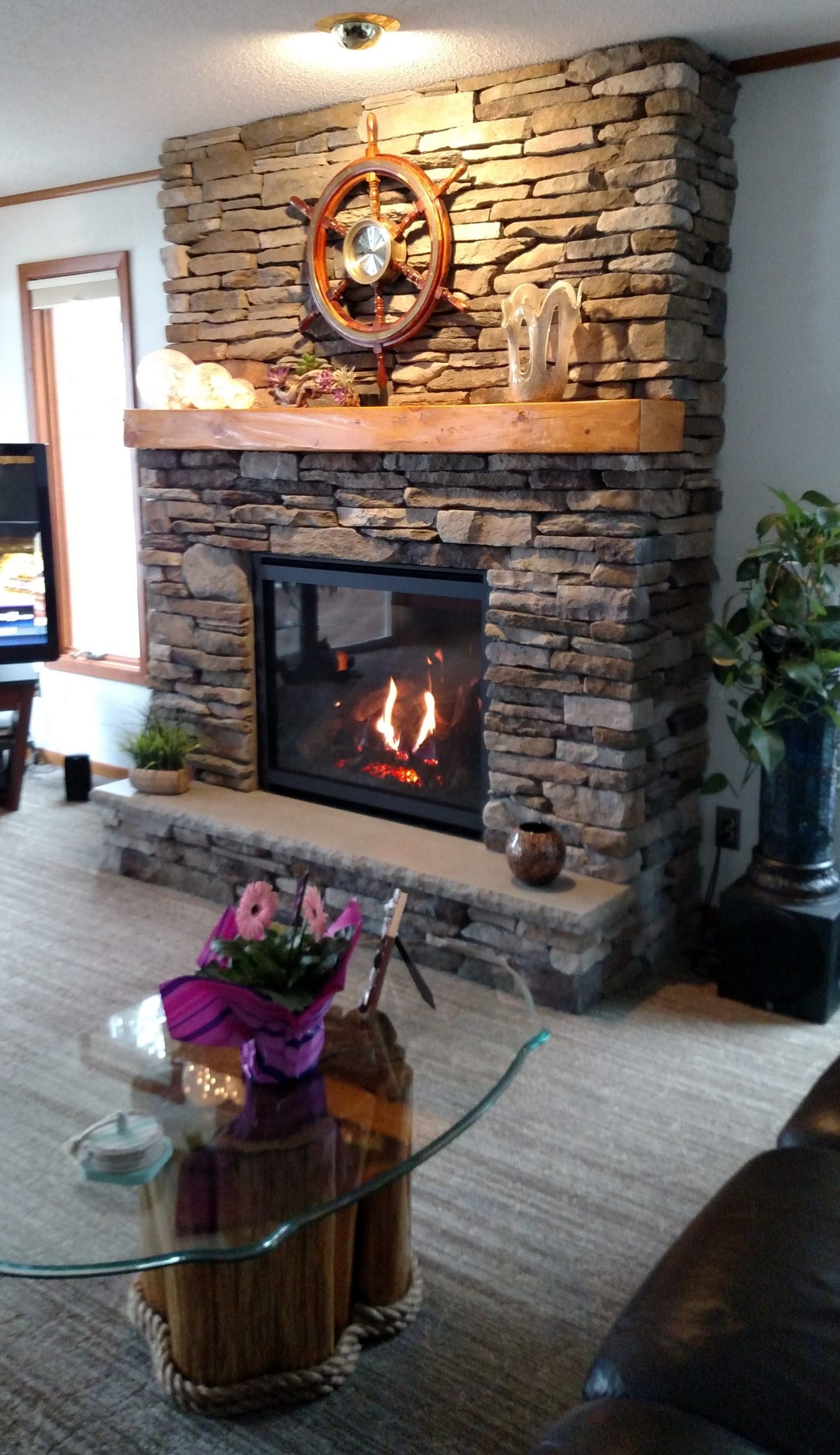 Gas Fireplace Rock Unique We Just Pleted This Unique Fireplace Upgrade that