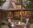 Georgetown Fireplace and Patios Beautiful Stone Firepit Woodsy Backyard with Stone Firepit and Stone