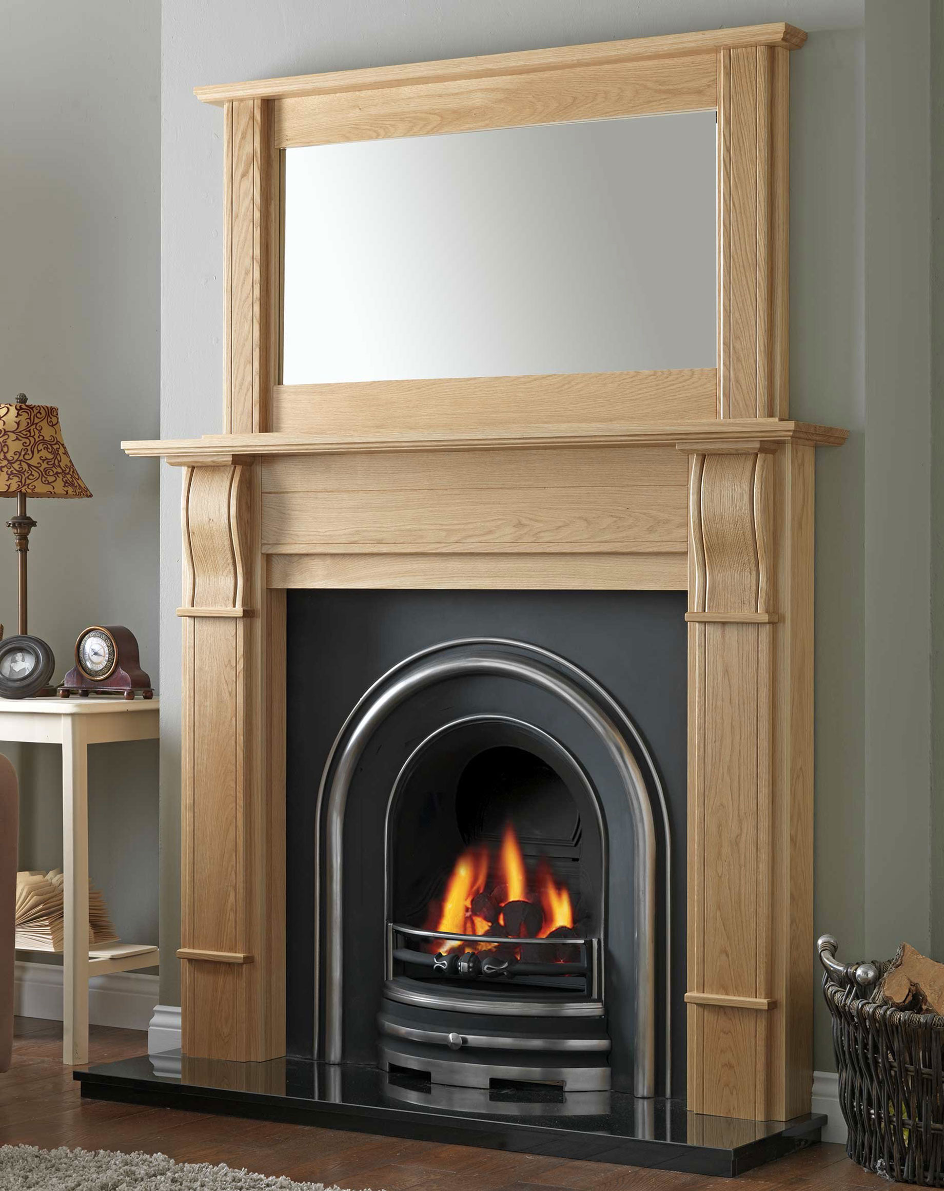 Hamilton Fireplace Awesome solid Oak Hamilton