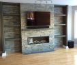 In Wall Gas Fireplace Beautiful Television Above Valor Gas Fireplace with Stone Cladding