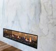 In Wall Gas Fireplace Fresh Gas Fireplace Integrated Into Marble Wall Provides A Room