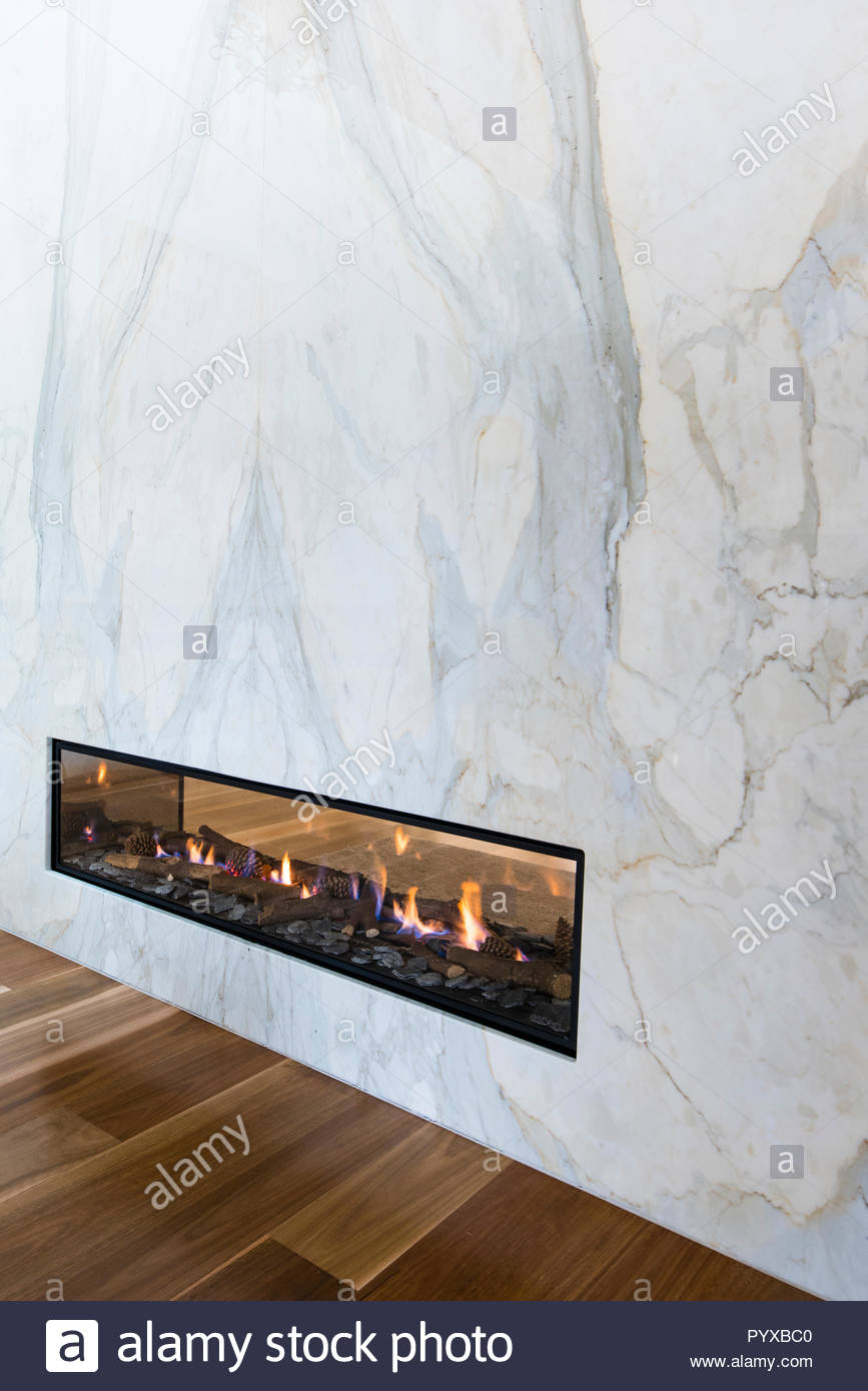 In Wall Gas Fireplace Fresh Gas Fireplace Integrated Into Marble Wall Provides A Room