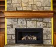 In Wall Gas Fireplace Lovely Gas Insert Fireplace with Accent Walls and Shelves Stock