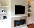 In Wall Gas Fireplace New White Living Room Wall Unit with Built In Television and Gas