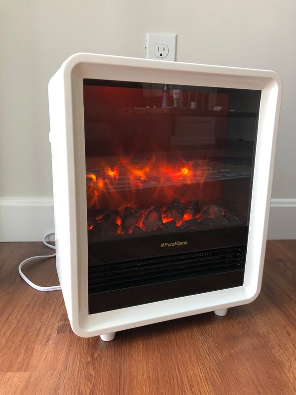 Norwood Fireplace New sold Portable Electric Fireplace Heater 1500w White In