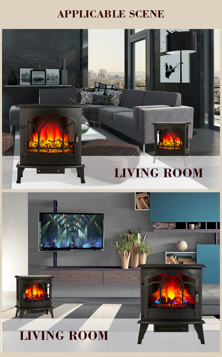 Portable Indoor Fireplace Elegant 20" Free Standing Small Portable 3 Sided 3d Flame Indoor