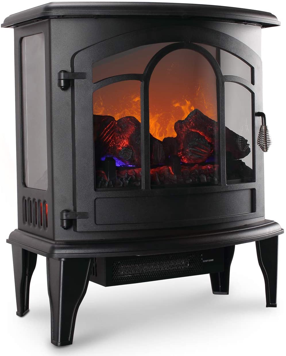 Portable Indoor Fireplace Lovely Della 1400w Electric Stove Heater Portable Fireplace 20" Freestanding Indoor Living Room Flame Log Wood W Remote Control