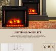 Portable Indoor Fireplace Lovely Insert Freestanding Portable Heater Stove with Remote