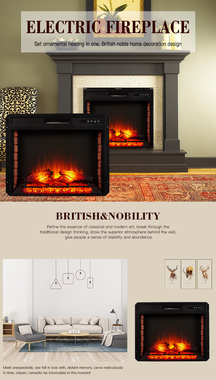 Portable Indoor Fireplace Lovely Insert Freestanding Portable Heater Stove with Remote