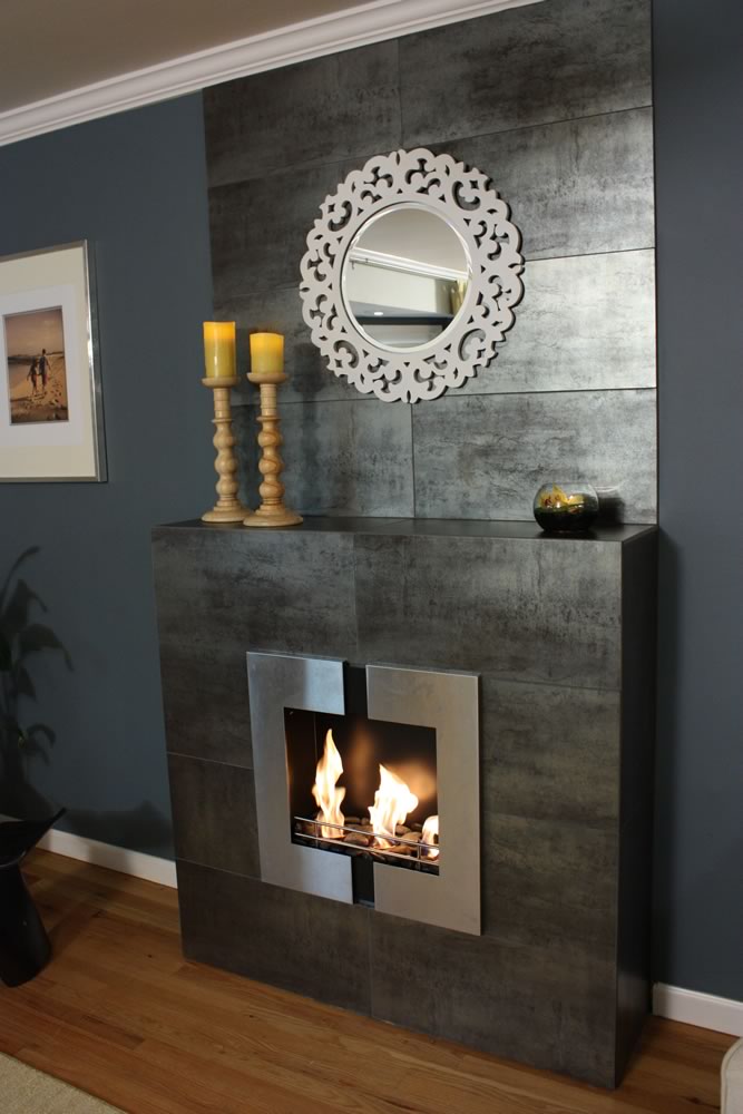 Portable Indoor Fireplace New Modern Fire Jazz 2 Wall Mounted Indoor Ethanol Burning Bio