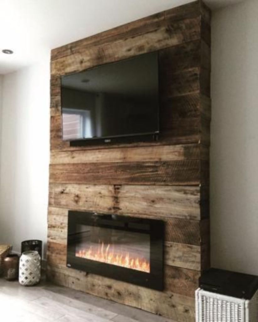 Wall Mount Fireplace Lowes Best Of 37 Wall Tv Place Ideas by Using Pallets as Material for