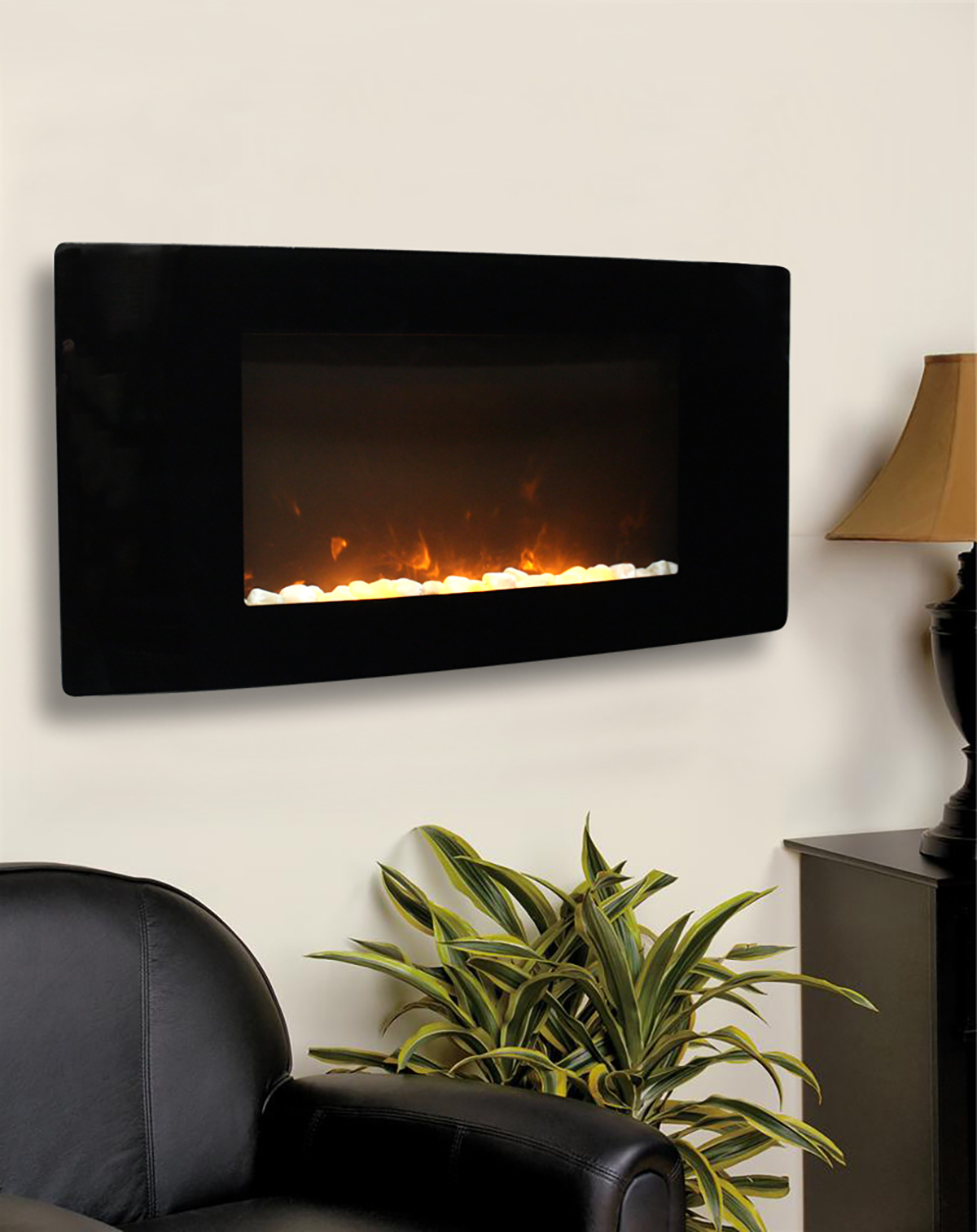 Wall Mount Fireplace Lowes Best Of Paramount Barcelona 17 7 In X 35 5 In Black Wall Electric Fireplace