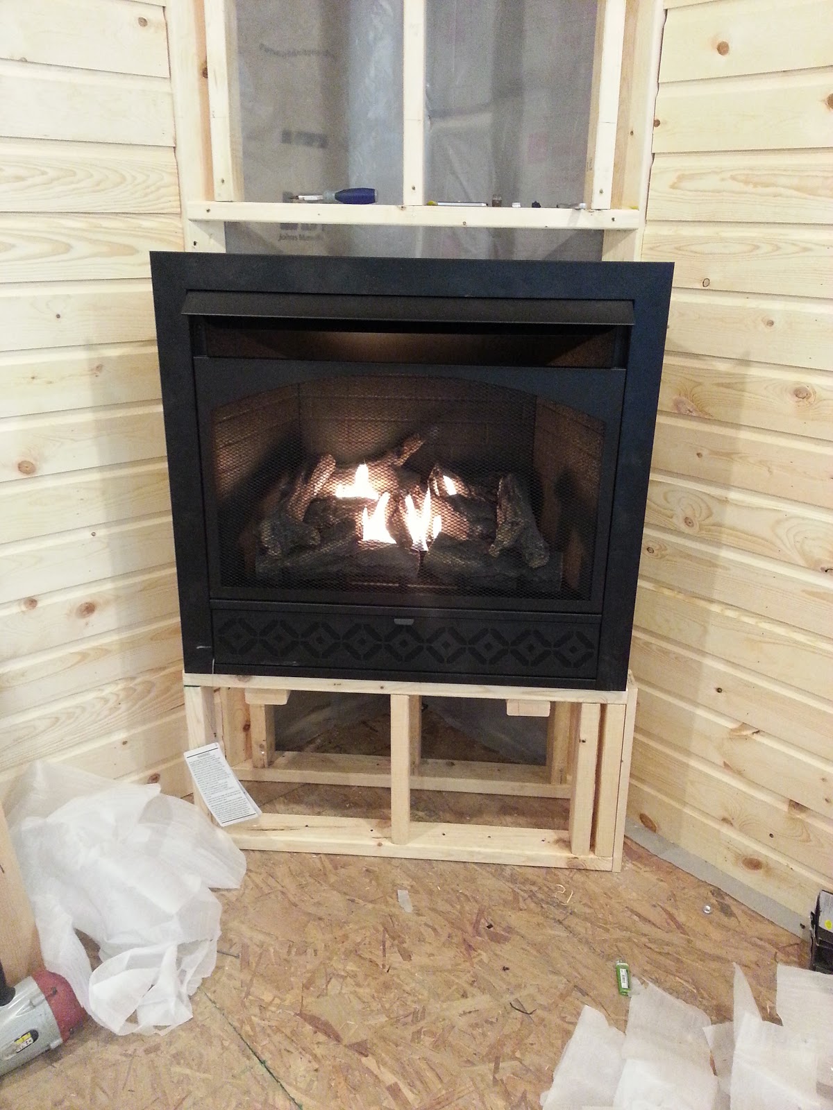 ADHDiY Fireplace Installation