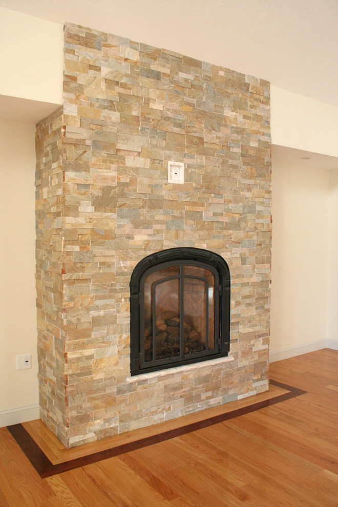 Woodland Hills Fireplace Luxury Natural Stone Fireplace Traditional Living Room