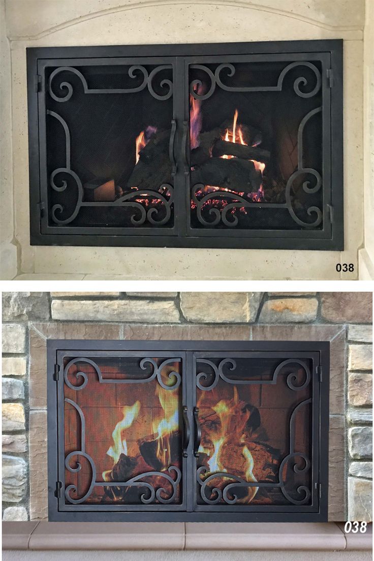 Wrought Iron Fireplace Door Best Of Elegant Fireplace Door Fd038 From Mantel Depot