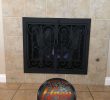 Wrought Iron Fireplace Door New Black Custom Iron Fireplace Screen Cover Artistic Wrought