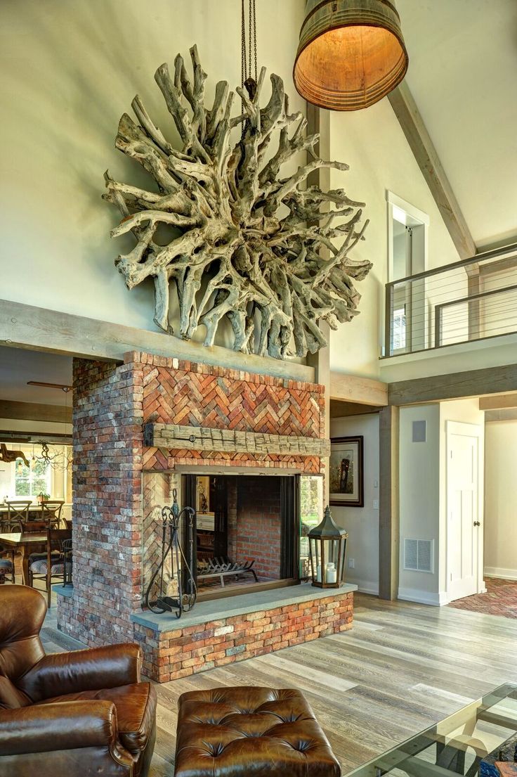 Architecture Traditional Living Room Yankee Barn Homes With traditional living room yankee barn homes with brown leather sofa and brick wall fireplace plus hardwood flooring design natural home design by yankee barn homes barn homes floor plans