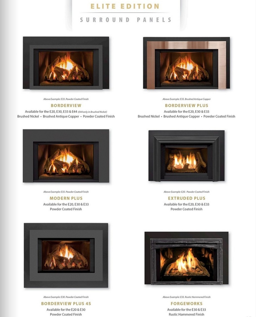 Yankee Fireplace Luxury Enviro E30 Medium Gas Insert