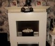 Yankee Fireplace Unique Dunelm Cream Pebble Fireplace Rrp £249