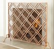 Antiqued Brass Fireplace Screen Awesome Light Up Your Fire with these Modern Fireplace tools