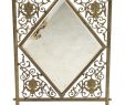 Antiqued Brass Fireplace Screen Beautiful Victorian Brass Fire Screen 1