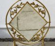 Antiqued Brass Fireplace Screen Best Of Elegant Early 20th C Mirrored Brass Fire Screen