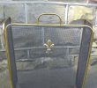 Antiqued Brass Fireplace Screen Elegant Antique Brass Folding Fire Screen Guard