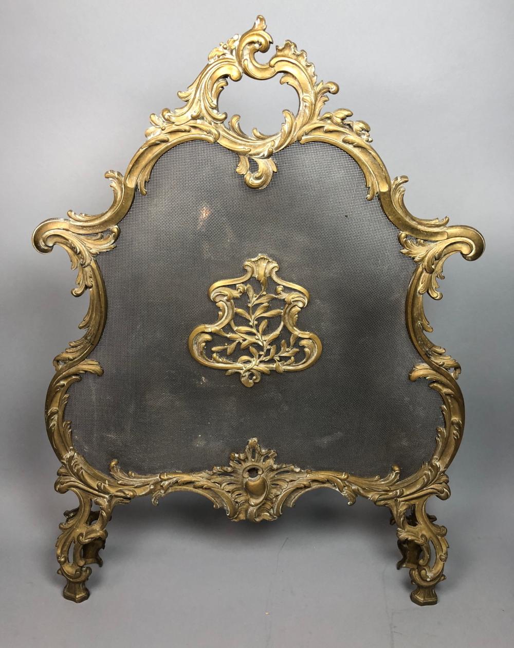 ANTIQUE DECORATIVE BRASS FIRE SCREENS FIREPLACE antique decorative brass fire screens fireplace 193 c ace423ea73