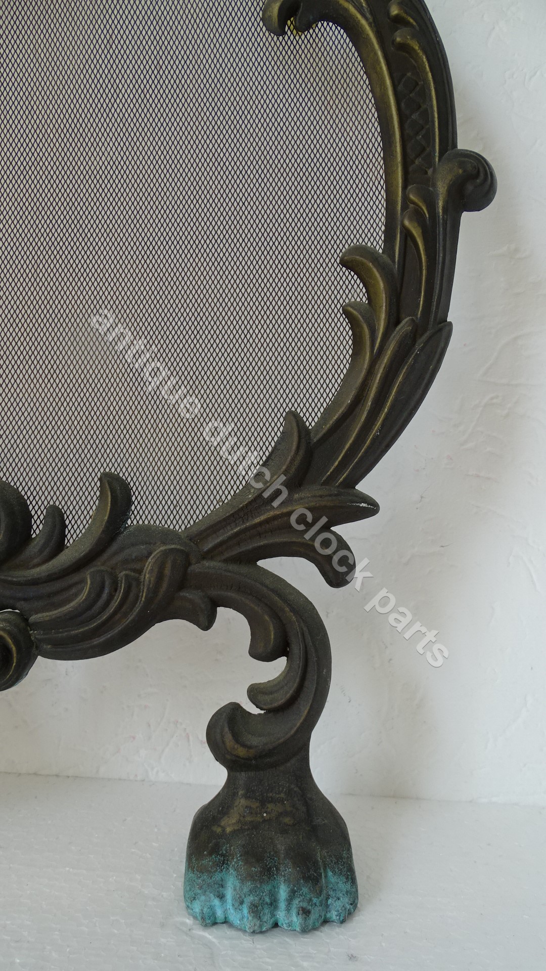 Antiqued Brass Fireplace Screen Inspirational Antique Brass Baroque Fireplace Screen with Dragons