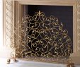 Antiqued Brass Fireplace Screen Lovely Gold Fireplace Screen