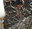 Antiqued Brass Fireplace Screen Lovely Iron Fireplace Screen In A Antiqued Gold Brass Finish Very