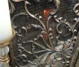 Antiqued Brass Fireplace Screen Lovely Iron Fireplace Screen In A Antiqued Gold Brass Finish Very