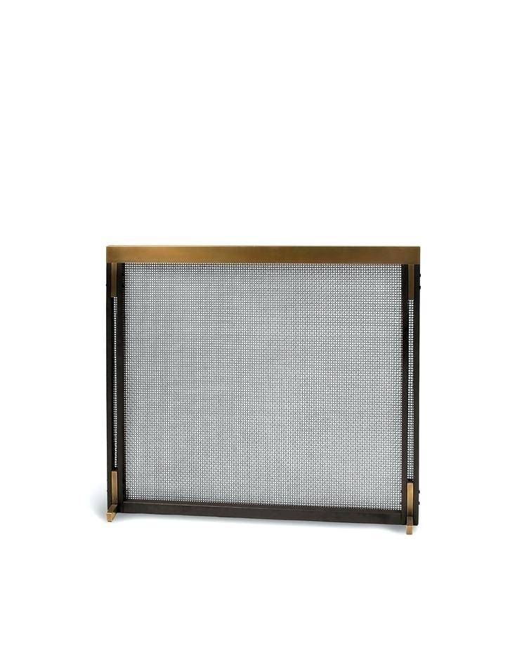 Antiqued Brass Fireplace Screen Lovely Mid Century Fireplace Screen – Richardlordine