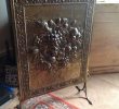Antiqued Brass Fireplace Screen New Antique Brass Fire Screen In Old Kilpatrick Glasgow