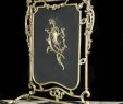 Antiqued Brass Fireplace Screen New Firegrates Rococo Firescreens