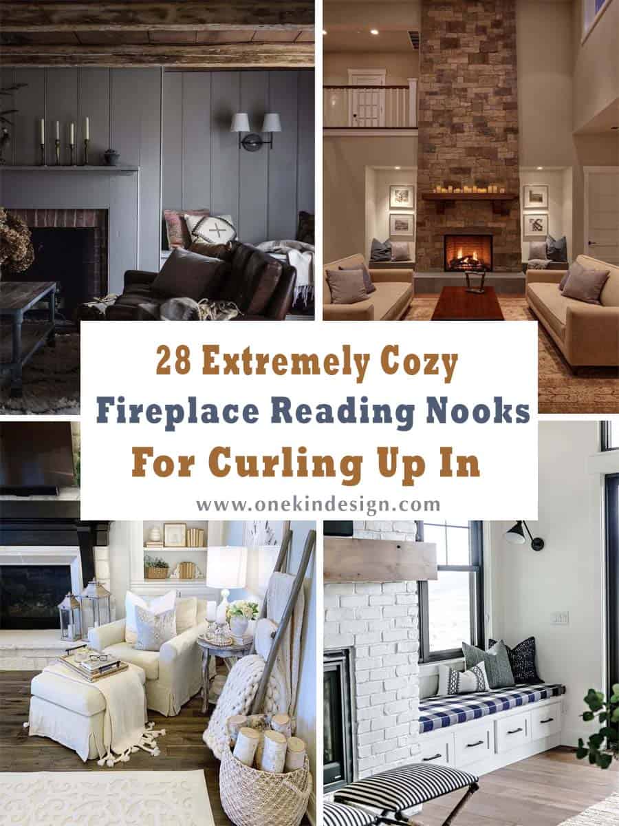 Fireplace Benches Awesome 28 Extremely Cozy Fireplace Reading Nooks for Curling Up In