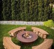 Fireplace Benches Awesome Fireplace Outdoor Model "circle" Set with Grill