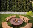 Fireplace Benches Awesome Fireplace Outdoor Model "circle" Set with Grill