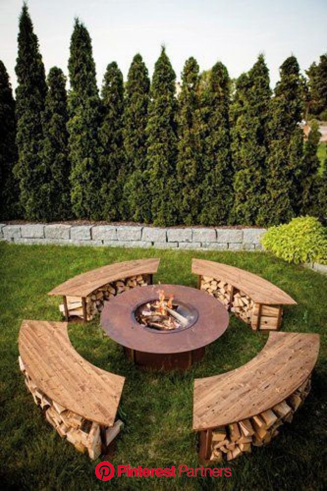 Fireplace Benches Awesome Fireplace Outdoor Model "circle" Set with Grill