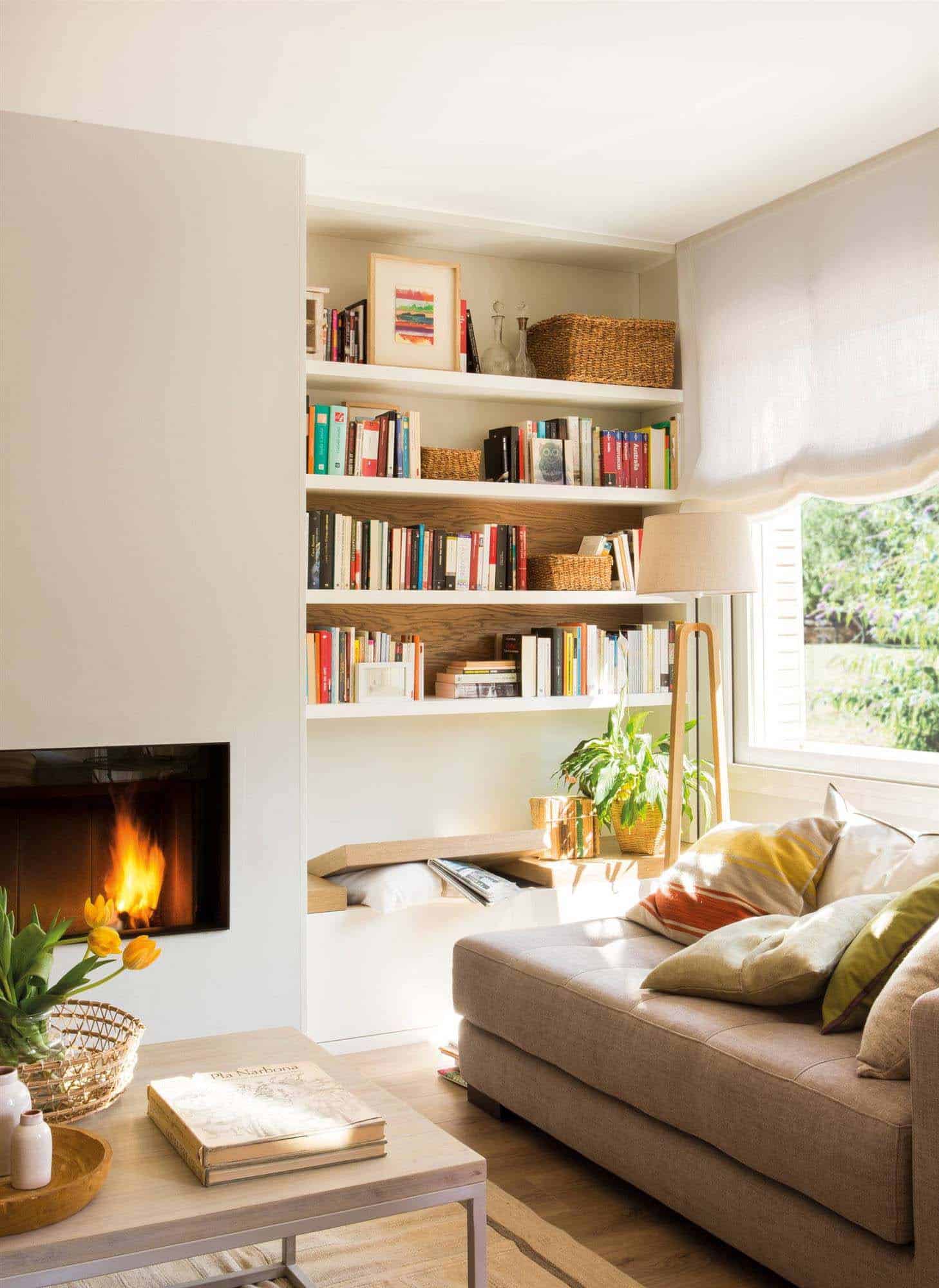 Fireplace Benches New 28 Extremely Cozy Fireplace Reading Nooks for Curling Up In