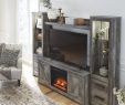 Fireplace Wall Unit Elegant Dextre 4 Piece Wall Unit with Fireplace