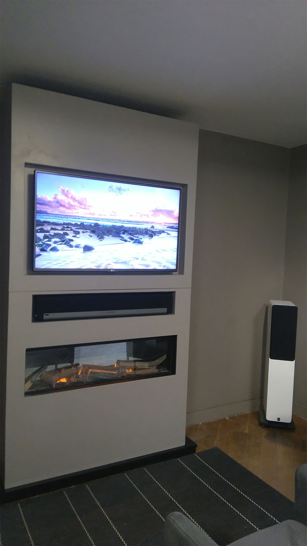 Modular Wall Unit For TV Fireplace Soundbar Thornwood modular1