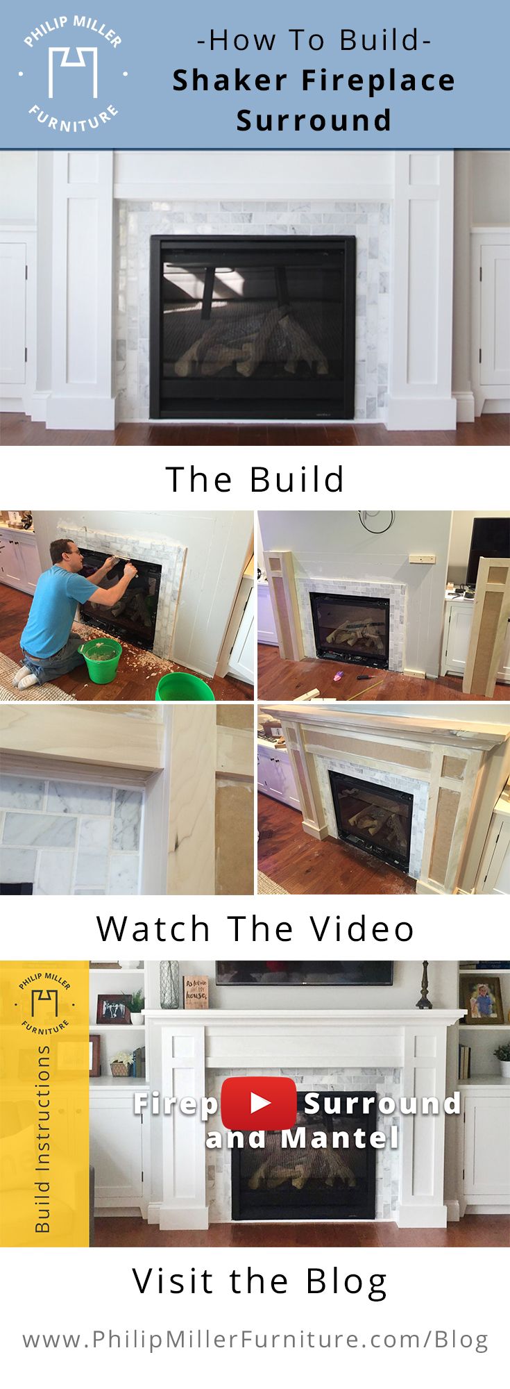 Shaker Fireplace Beautiful How to Build A Shaker Fireplace Mantel and Surround